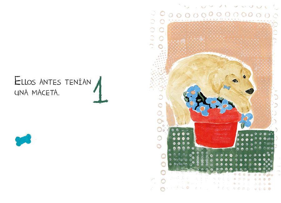 Ellos antes tenían una maceta
